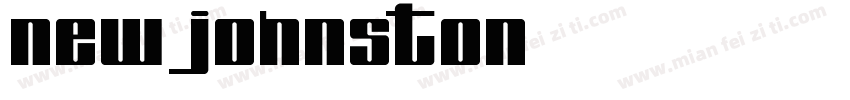 new johnston字体转换